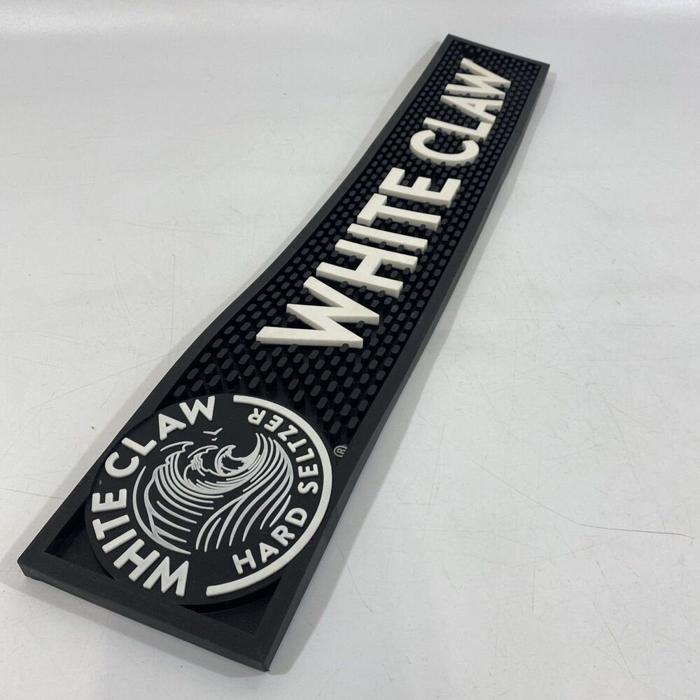 White Claw Bar‎ Mat Spill Mat She Shed, Man Cave, Bachelorette Gift New 21”x3.5”